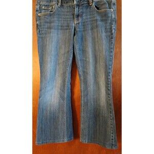 American Eagle Artist Stretch Med Wash Jeans 5 Pockets Women’s Size 12